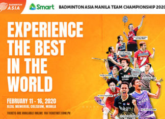 Philippines has banned China and Hong Kong from Asian Badminton Championships due to Coronavirus outbreak. (photo: Badminton Asia)