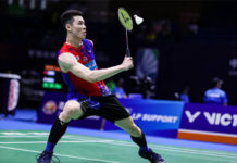 Lee Zii Jia faces tough challenge in the tie against India at 2020 Badminton Asia Team Championships. (photo: Bernama)
