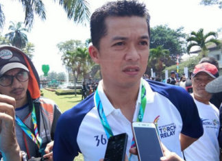 Taufik Hidayat serves as a witness in the bribery case that involved Indonesia's former sports minister Imam Nahrawi. (photo: Kompas)