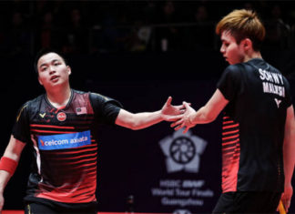Aaron Chia/Soh Wooi Yik advance to Spain Masters quarter-finals. (photo: Shi Tang/Getty Images)