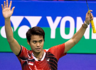 Tontowi Ahmad may soon be retiring from badminton.(photo: AFP)