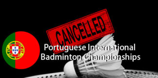 Portuguese International Badminton Championships and other badminton tournament could be cancel due to the coronavirus outbreak.