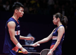 Chan Peng Soon/Goh Liu Ying falter in 2020 All England first round. (photo: Shi Tang/Getty Images)