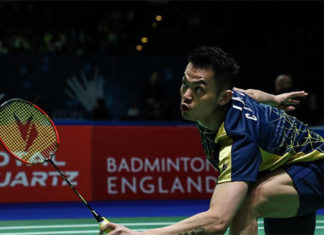 Lin Dan faces Chen Long in the 2020 All England second round. (photo: AFP)