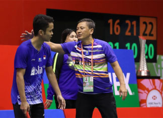 Hendry Saputra (R) tests negative for COVID-19. (photo: PBSI)