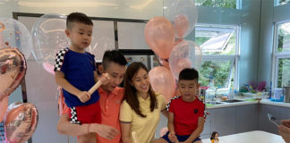 Wish Wong Mew Choo a Happy Birth Day! (photo: Lee Chong Wei's Facebook)