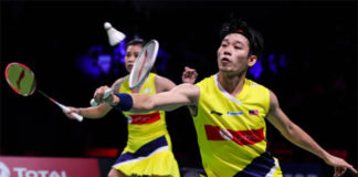 Chan Peng Soon (R) is looking forward to returning to badminton and training after a nearly three-month lockdown and isolation due to COVID-19. (photo: Shi Tang/Getty Images)