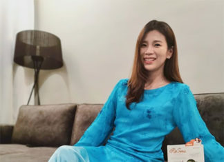Goh Liu Ying delivers Hari Raya greetings to all Muslim in Malaysia and all around the world. (photo: Goh Liu Ying's Instagram)