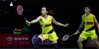 Chan Peng Soon/Goh Liu Ying are looking forward to training at the Academy Badminton Malaysia facility.(photo: AFP)
