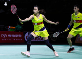 Chan Peng Soon/Goh Liu Ying are looking forward to training at the Academy Badminton Malaysia facility.(photo: AFP)