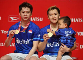 Kevin Sanjaya Sukamuljo/Marcus Fernaldi Gideon have uniquely high standards towards winning championships. (photo: Shi Tang)