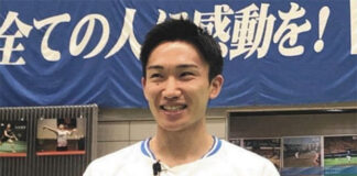 Kento Momota says he has fully recovered from the car accident. (photo: chunichi)