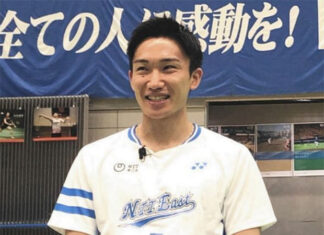 Kento Momota says he has fully recovered from the car accident. (photo: chunichi)