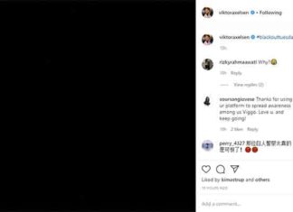 Blackout Tuesday: Protest against George Floyd's death spreads to the world of badminton. (photo: Viktor Axelsen's Instagram)