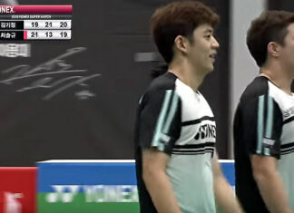 Lee Yong Dae/Kim Gi Jung flex their muscles at Super Match organized by BKA.