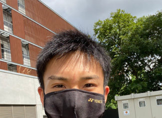 Can't wait to see Kento Momota back in action! (photo: Kento Momota's Twitter)