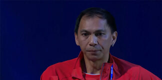 Flandy Limpele is a well-respected men's doubles coach. (source: screenshot from YouTube)