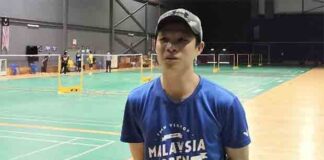 Wong Choong Hann hopes to see strong performance from shuttlers competing at the BAM internal tournament. (photo: Bernama)