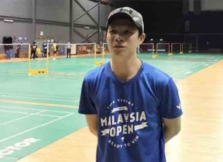 Wong Choong Hann hopes to see strong performance from shuttlers competing at the BAM internal tournament. (photo: Bernama)