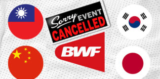 2020 Chinese Taipei Open, Korea Open, China Open & Japan Open the latest BWF events to be canceled over safety concerns.