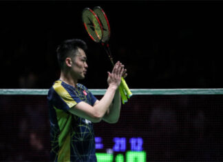 Lin Dan announces retirement from badminton. (photo: Shi Tang/Getty Images)