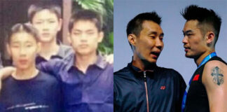 Lee Chong Wei takes badminton fans for a trip down memory lane by showing some pictures of him and Lin Dan on his social media page. (photo: Lee Chong Wei's Facebook)
