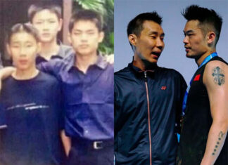 Lee Chong Wei takes badminton fans for a trip down memory lane by showing some pictures of him and Lin Dan on his social media page. (photo: Lee Chong Wei's Facebook)
