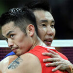 Both Lee Chong Wei and Lin Dan are the greatest badminton players of all time. (photo: Xinhua)