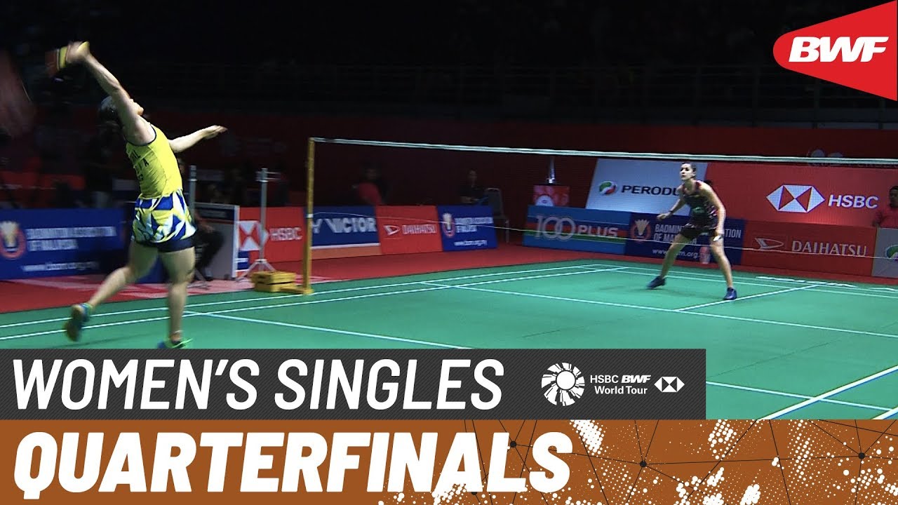 2020 Malaysia Masters QF: Carolina Marin vs. Saina Nehwal
