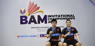 Aaron Chia/Soh Wooi Yik overcome Teo Ee Yi/Ong Yew Sin to win the BAM Invitational Championships title. (photo: BAM)