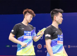 Zheng Siwei (R)/Liu Yuchen are two power smashers in badminton. (photo: Zheng Siwei Instagram)