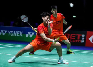 Wang Yi Lyu/Huang Dong Ping easily defeat opponents from the Hunan team. (photo: CBSL)