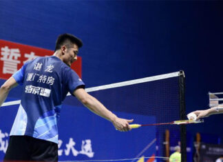 Chen Long continues to be one bright spot for the Xiamen Tefang team.(photo: CBSL)