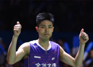 Chou Tien Chen to play at Denmark Open despite coronavirus fears. (photo: Robertus Pudyanto/Getty Images)