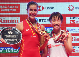 Carolina Marin to meet Nozomi Okuhara for the 16th-time in the Demark Open final. (photo: Atsushi Tomura/Getty Images)