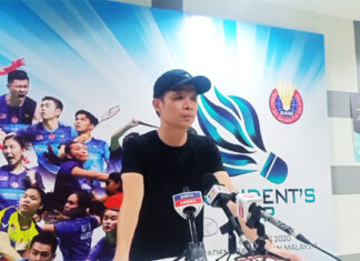 Wong Choong Hann is satisfied with the performance of Malaysia's young badminton players. (photo: BAM)