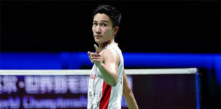 Kento Momota announces his return to the competition. (photo: Lintao Zhang/Getty Images)