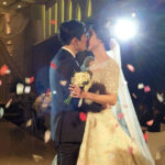 Son Wan Ho and Sung Ji Hyun embrace and kiss. (photo: Instagram)