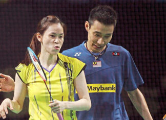 Lee Chong Wei and Wong Mew Choo face delay in return to Mix & Match action. (photo: S.S.KANESAN)