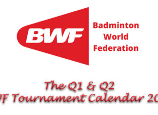 The 2021 BWF Tournament Calendar. (photo, logo, calendar: BWF)