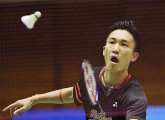 Kento Momota enters the semi-final of All-Japan championships. (photo: nikkansports)