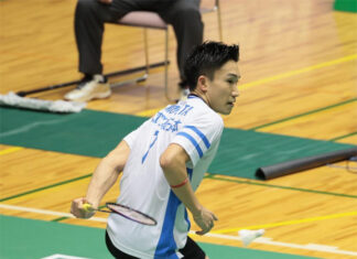 Kento Momota to play Kanta Tsuneyama in All-Japan Championships Final. (photo: sanspo)