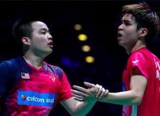 Aaron Chia/Soh Wooi Yik and Goh V Shem/Tan Wee Kiong in same half of YONEX Thailand Open draw. (photo: BWF)