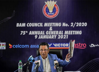 Norza Zakaria Urged BAM Players to be Wary of Match-Fixing after a Malaysian Gets Lifetime Ban. (photo: Bernama)