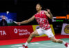 Chou Tien Chen secures a spot in the Thailand Open semi-final. (photo: Shi Tang/Getty Images)