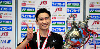 Kento Momota tests positive for COVID-19. (photo: AFP)