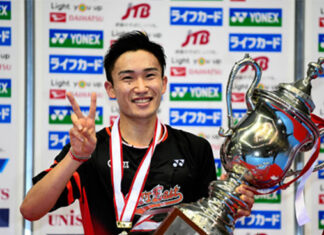 Kento Momota tests positive for COVID-19. (photo: AFP)