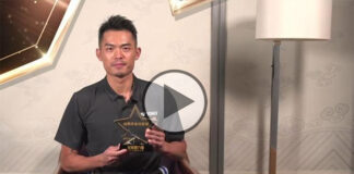 Congratulations to Lin Dan for winning the well deserved Sports Lifetime Achievement Award. (photo/video: Sina)