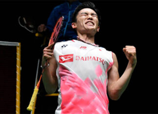 Kento Momota is the heavy favorite to win 2021 All England. (photo: AFP)
