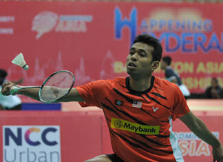 Iskandar Zulkarnain enters the Polish Open quarter-finals. (photo: AFP)